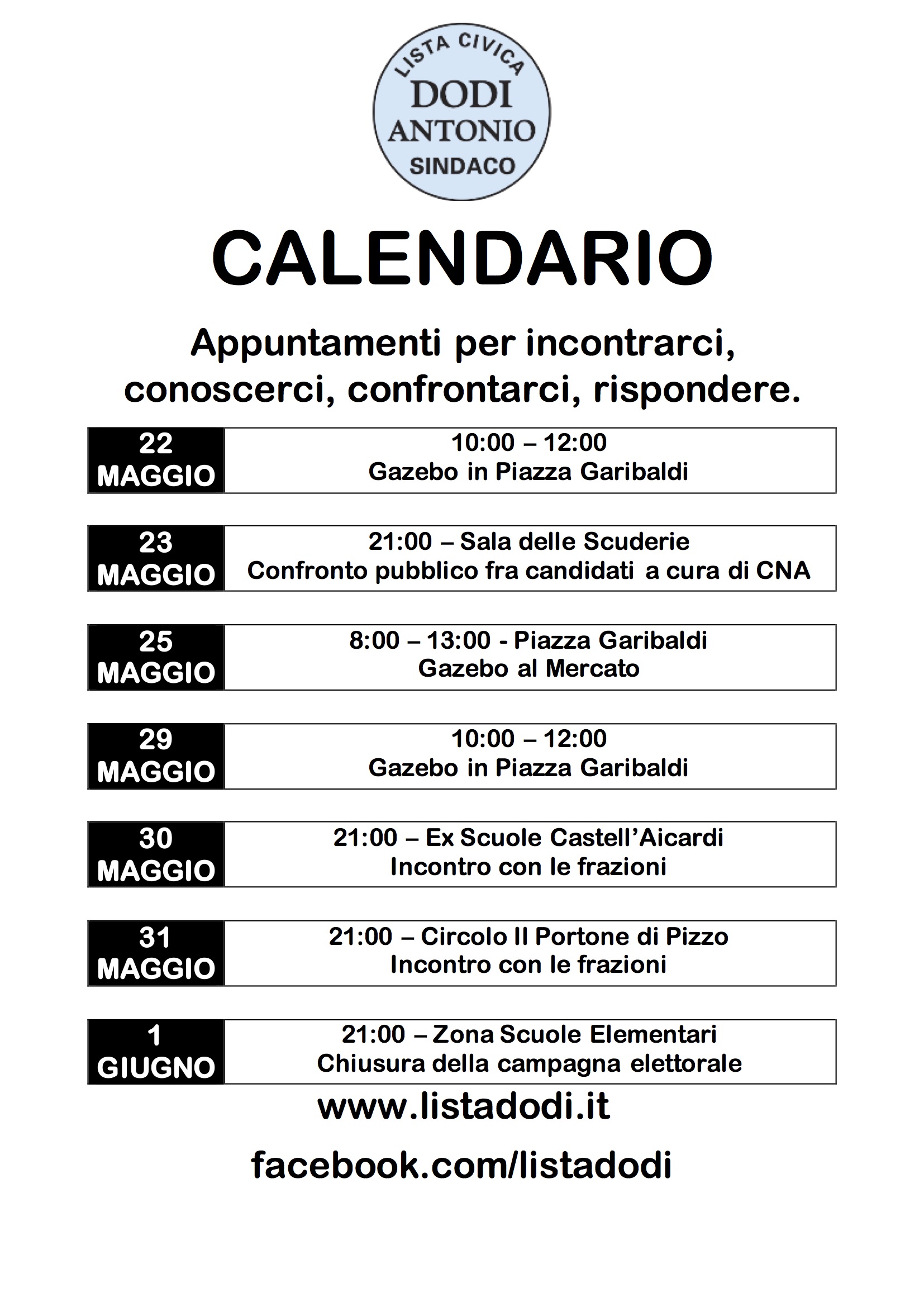 CALENDARIO